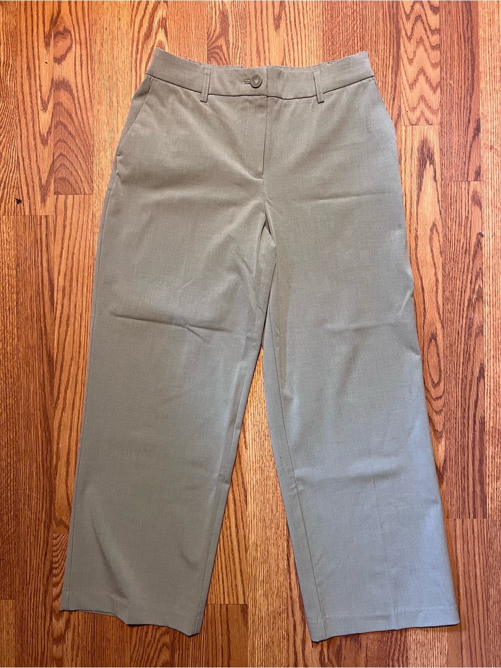 Rachel Zoe Olive Green Wide-Leg Womens Pants